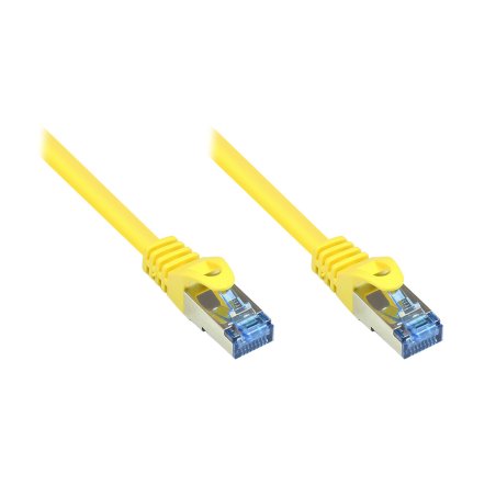 Alcasa Cat6a 1.5m networking cable Yellow S/FTP (S-STP)