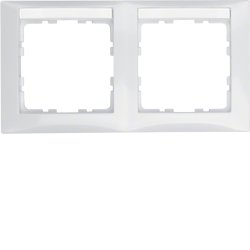 Hager 10228919 wall plate/switch cover White