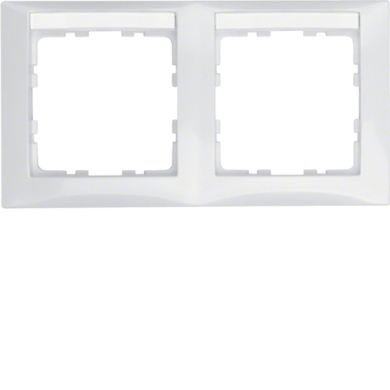 Hager 10228919 Plaque de commutation et obturateur Blanc