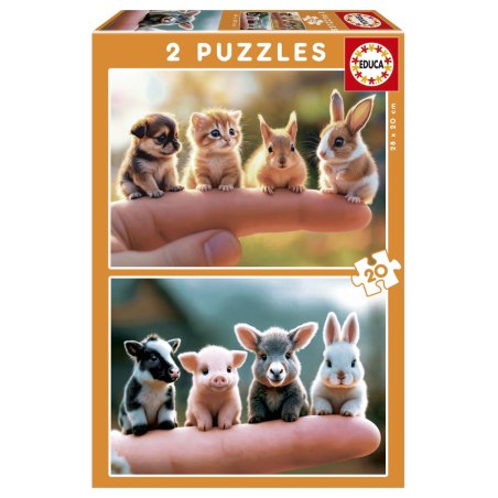 Educa - 2X20 Baby Animals (80-20221)