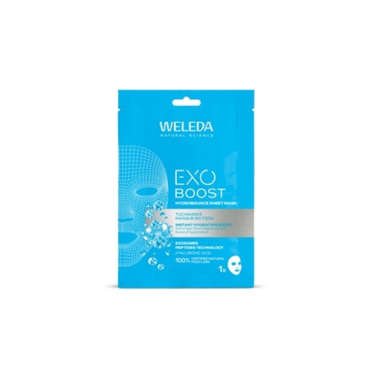 Weleda Exo Boost Hydrobounce Sheet Mask A Hydrating Sheet Mask For Revitalized Skin