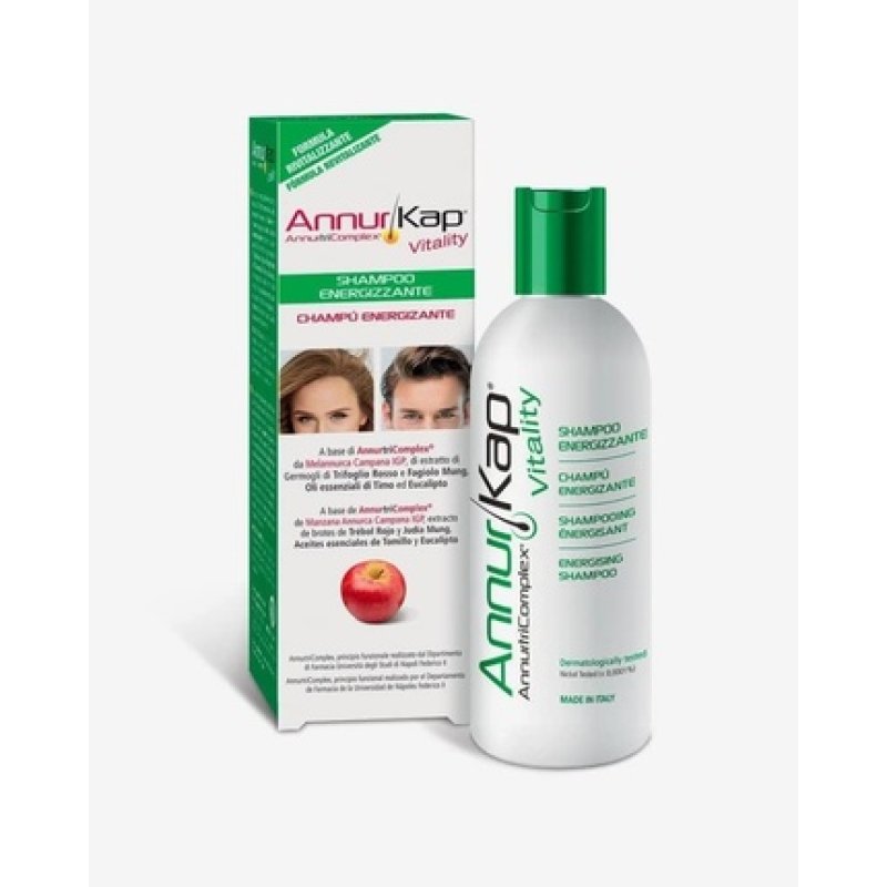 AnnurKap Vitality Energy-Saving Hair Shampoo for Women and Men Revitalizing Formula 200ml