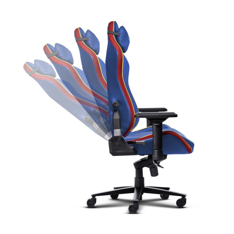 Trust GXT 721SM Ruya Pro Siège de jeu universel Siège rembourré Bleu, Rouge