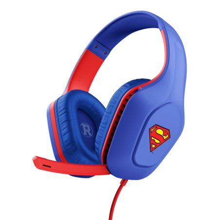 Trust GXT 415SM Zirox Casque Avec fil Arceau Gaming Bleu, Rouge