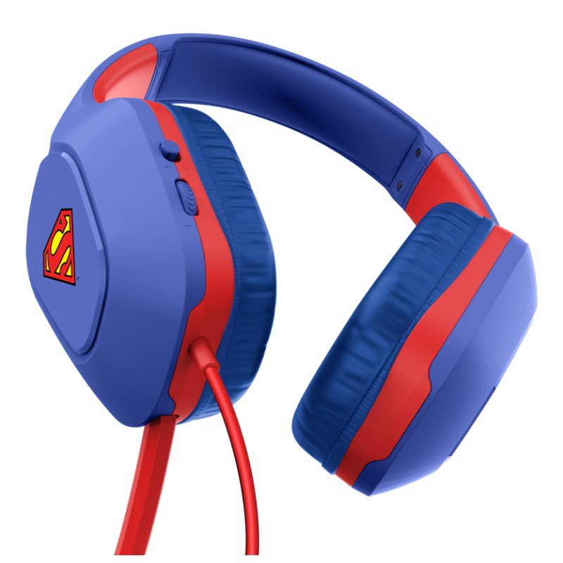Trust GXT 415SM Zirox Casque Avec fil Arceau Gaming Bleu, Rouge