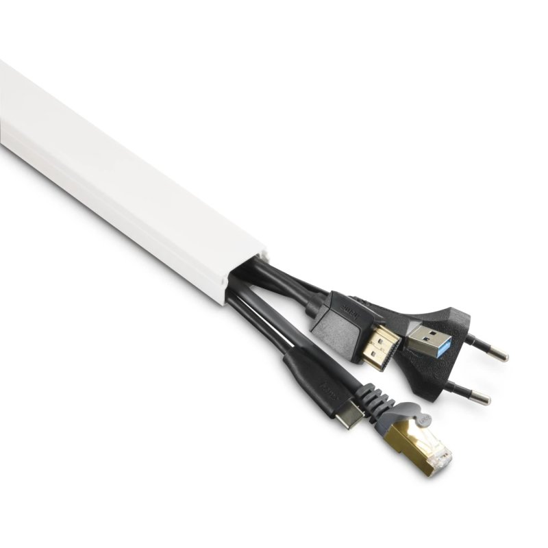 Hama 00221017 range-câbles Universel Conduit de câbles Blanc 4 pièce(s)