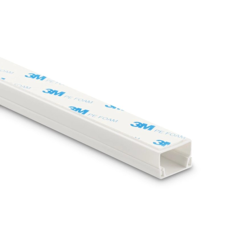 Hama 00221017 cable organizer Universal Cable duct White 4 pc(s)