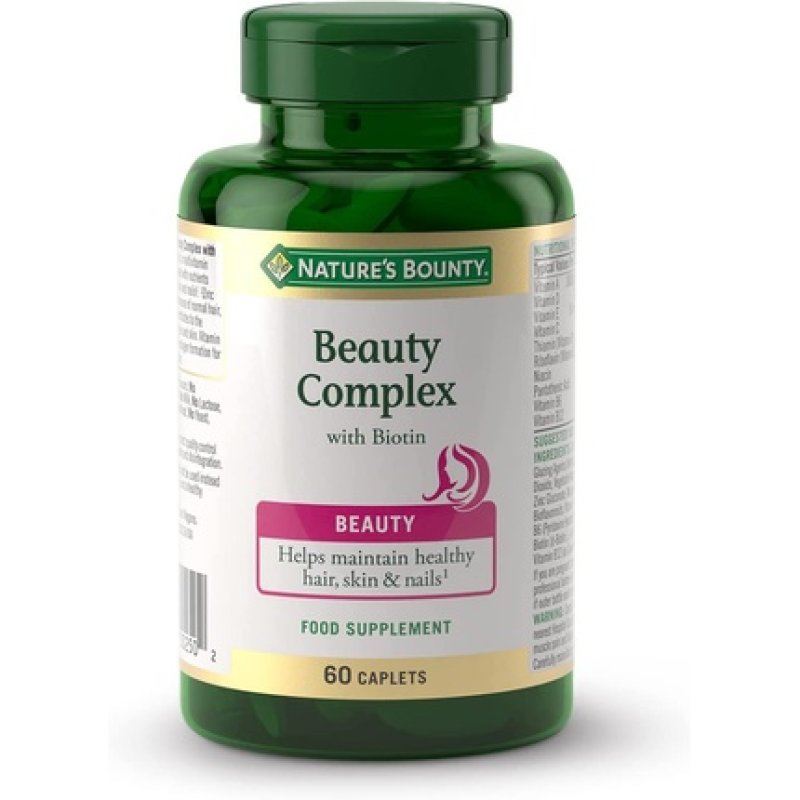 Nature's Bounty Beauty Complex with Biotin Collagen and Vitamins A, C, E 60 Capsules