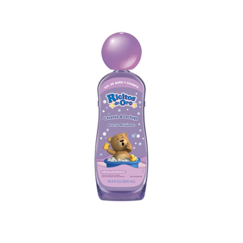 Ricitos De Oro Lavender And Lettuce Shampoo Gel 500ml