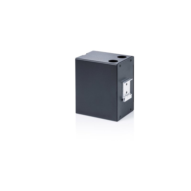 LWL Hutschienen verteiler, 6 Port, SC DX/LC Quad, Schwarz