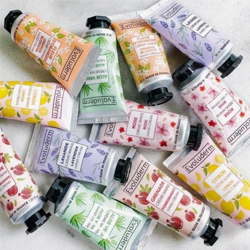 Evoluderm Pomegranate Hand Cream 30ml 97% Natural Origin Vegan