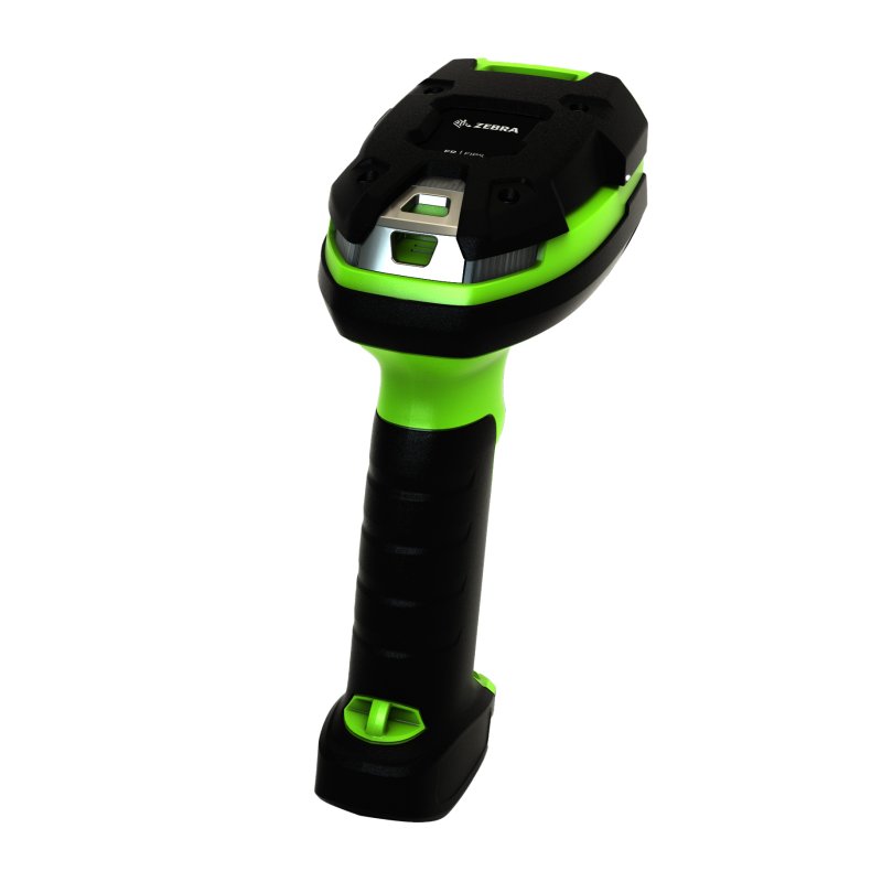 Zebra LI3678-ER Handheld bar code reader 1D Black, Green