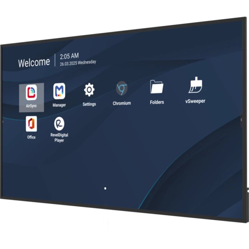 Viewsonic CDE7531-1C Écran d'affichage dynamique Écran plat de signalisation numérique 190,5 cm (75") LCD Wifi 500