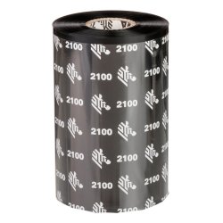 Zebra 2100 Wax thermal ribbon 450 m Black