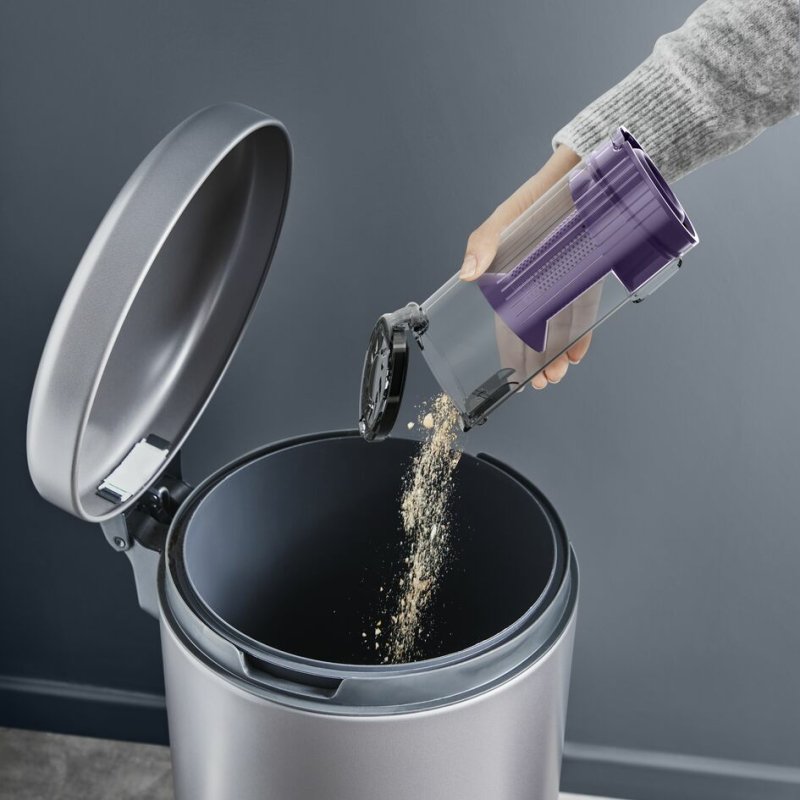 Rowenta RH6A35 2-in-1 stick vacuum Battery Dry Bagless Purple, Silver