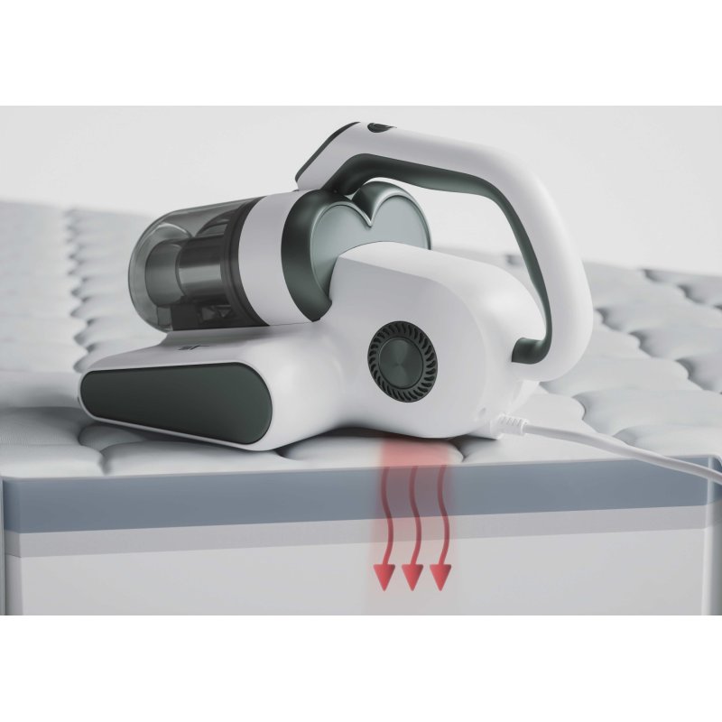 Hoover HMC510UV 011 aspirateur de table Sage, Blanc Sans sac