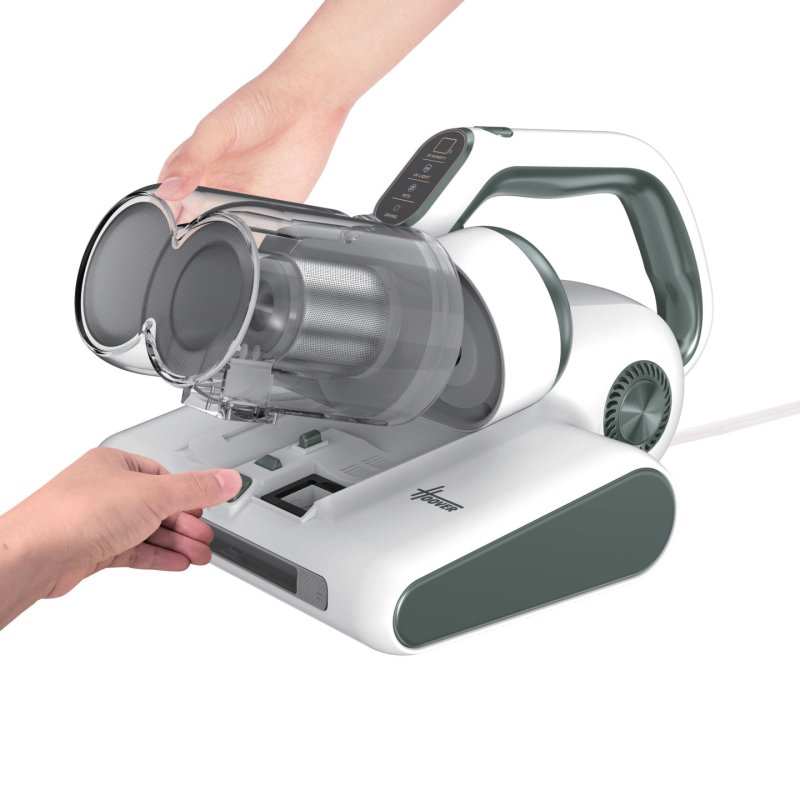 Hoover HMC510UV 011 aspirateur de table Sage, Blanc Sans sac