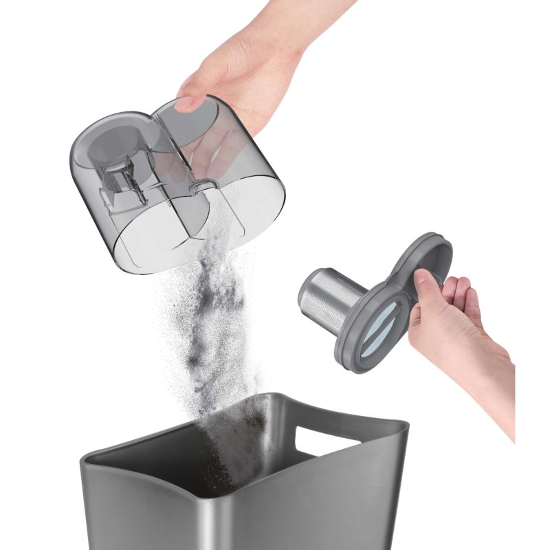 Hoover HMC510UV 011 aspirateur de table Sage, Blanc Sans sac