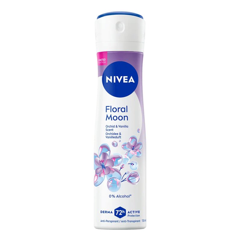 Nivea Deospray Flora Moon Orchid & Vanilla Scent
