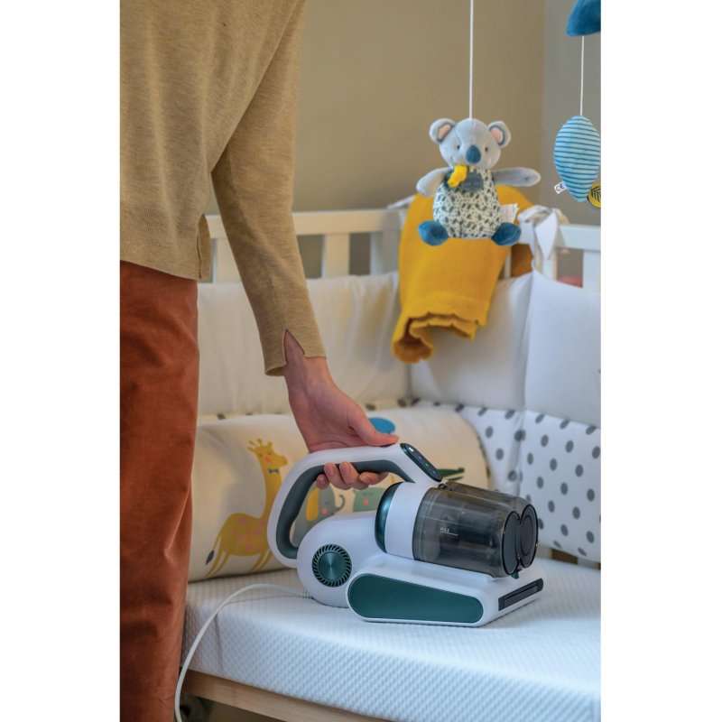 Hoover HMC510UV 011 aspirateur de table Sage, Blanc Sans sac