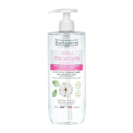 Evoluderm Hydrating Micellar Water For Sensitive Skin 750 Ml