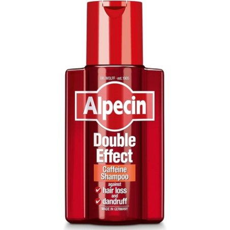 Alpecin Double Effect Shampoo 200ml Anti Dandruff and Natural Hair Growth Energizer for Strong Hair