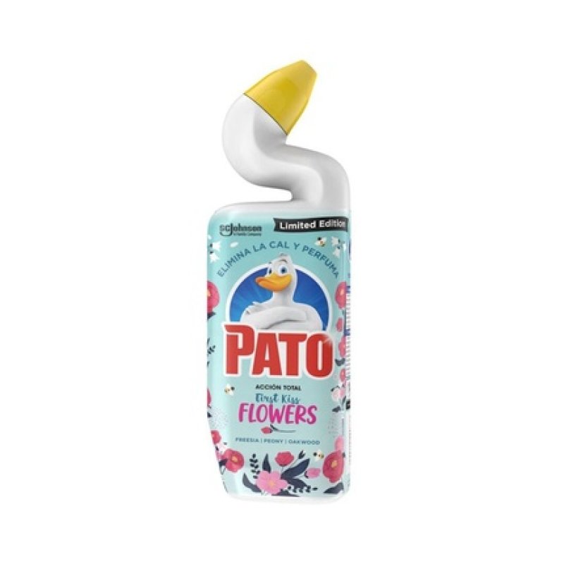 Pato Total Action Flowers Toilet Gel Cleaner 750 Milliliters
