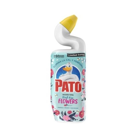 Pato Total Action Flowers Toilet Gel Cleaner 750 Milliliters