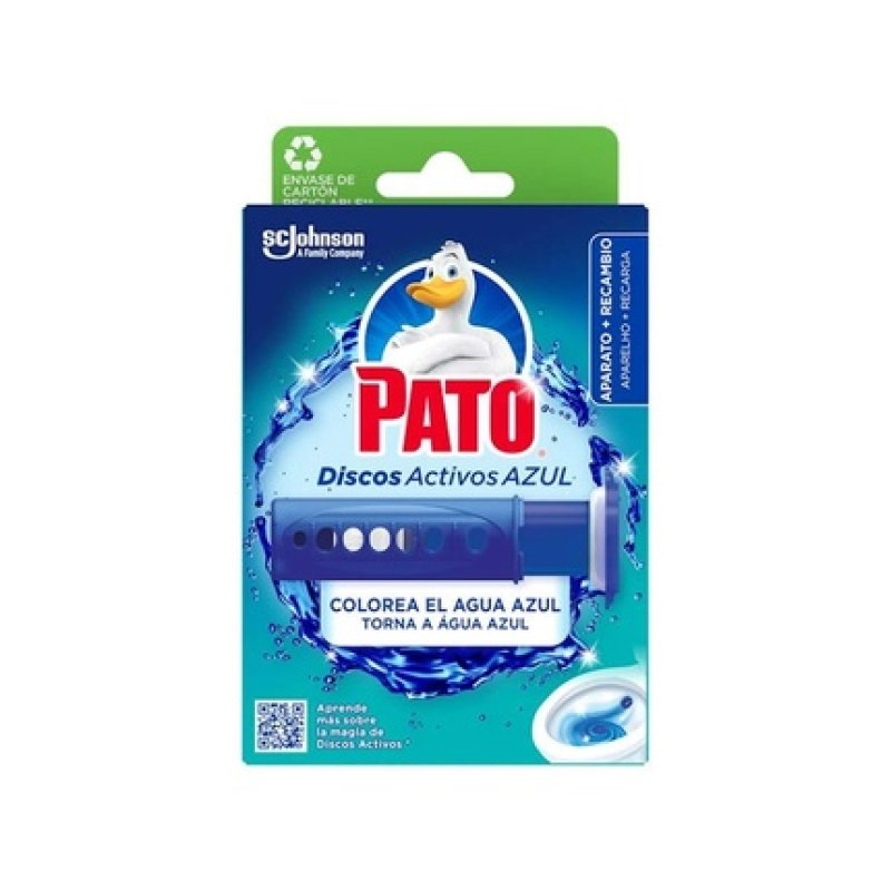 Pato Active Blue Toilet Disinfectant Discs Device Refill