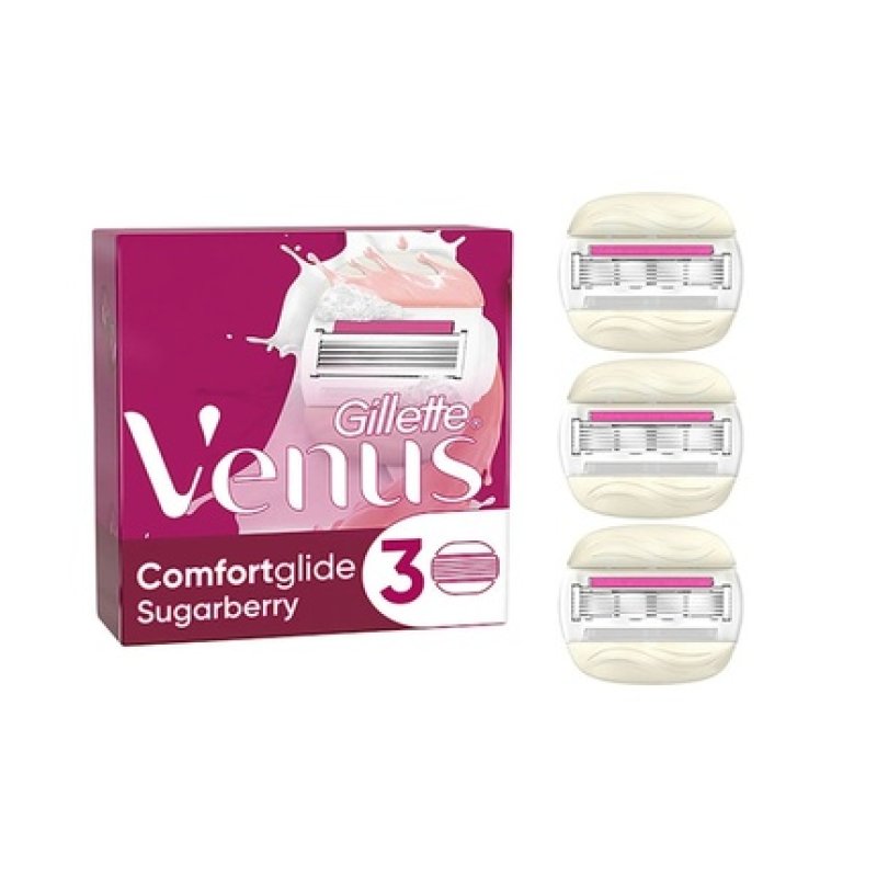 Venus Venus Comfortglide Sugarberry Razor Refills 3 Units