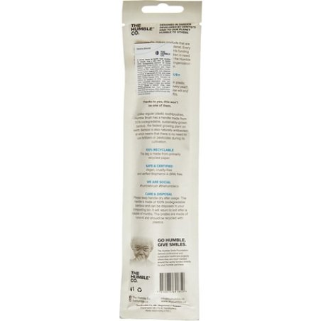 The Humble Co Humble Brush Bamboo Toothbrush Adult Soft
