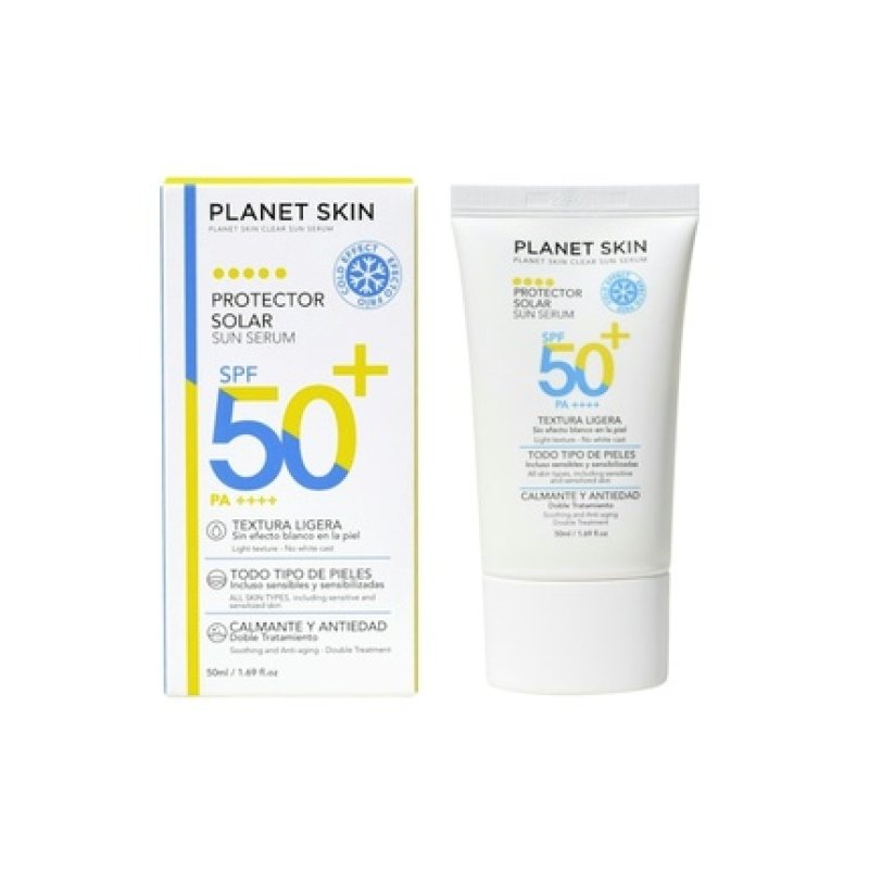 Planet Skin Clear Sun Facial Sunscreen Serum Spf 50 50ml