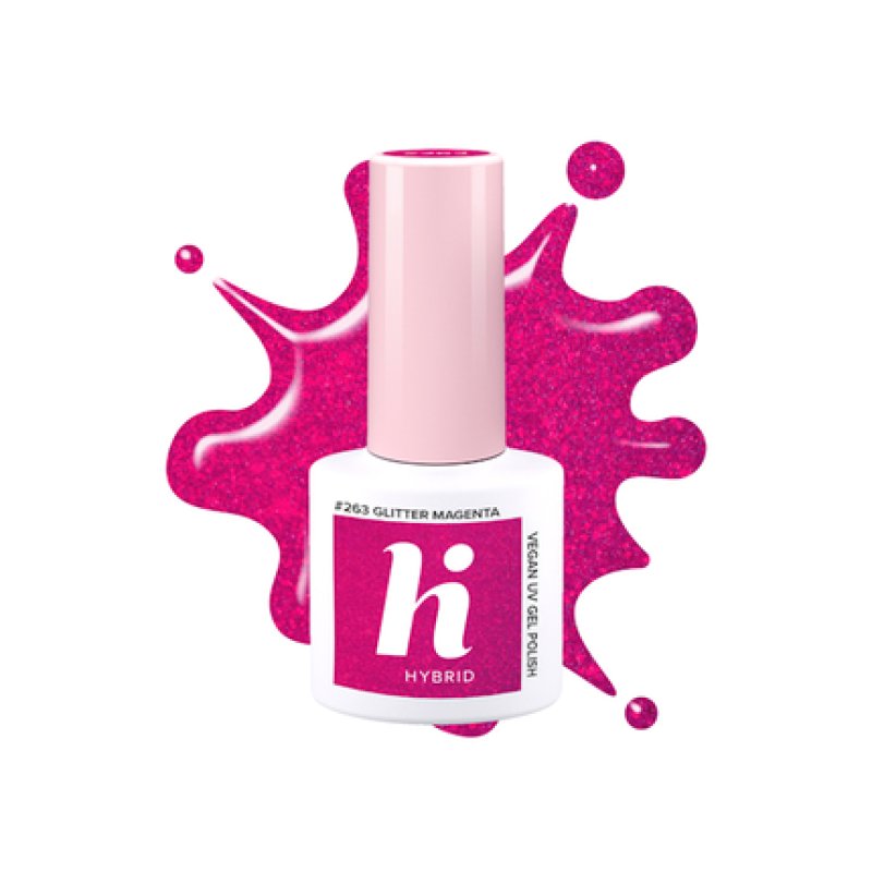 Hi Hybrid Semipermanent Glitter Nail Polish