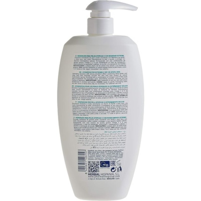 Pharmaline Body Milk Atopic Moisturizing Body Cream for Sensitive Skin 500ml