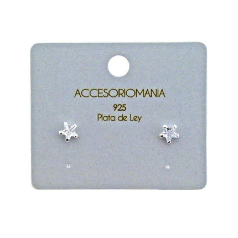 Accesoriomania 925 Silver Earrings Plus Model 6