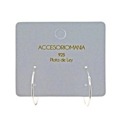 Accesoriomania 925 Silver Earrings Plus Model 9