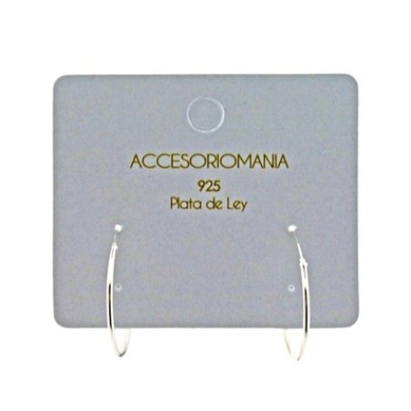 Accesoriomania 925 Silver Earrings Plus Model 9