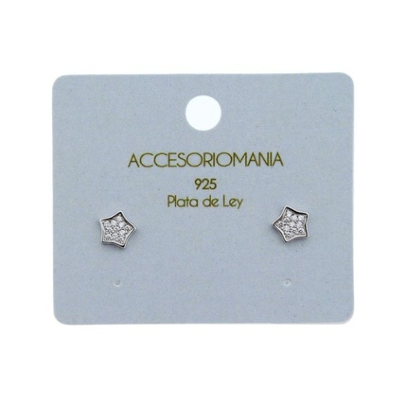 Accesoriomania 925 Silver Earrings Plus Model 15
