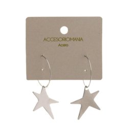 Accesoriomania Steel Earrings Model 25