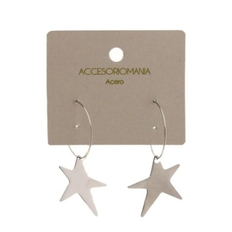 Accesoriomania Steel Earrings Model 25