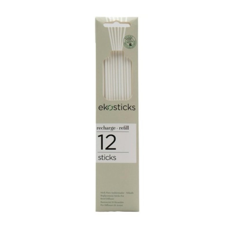 La Casa De Los Aromas Mikado Sticks White Fiber 12 Units