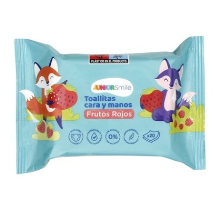 Juniorsmile Wet Wipes For Facehands 20 Units