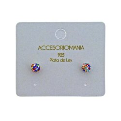 Accesoriomania 925 Silver Earrings Plus Model 13