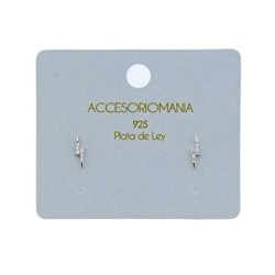 Accesoriomania 925 Silver Earrings Plus Model 8