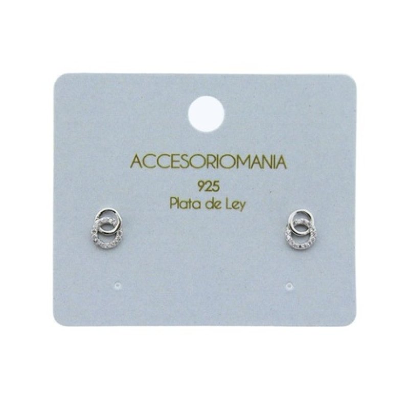 Accesoriomania 925 Silver Earrings Plus Model 12