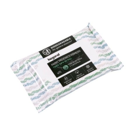 Hogarel Moist Toilet Paper For All Skin Types 15 Units