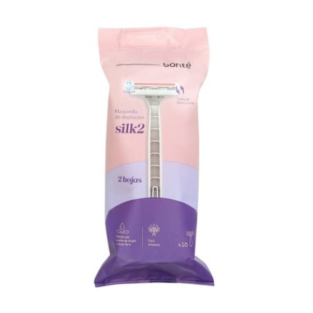 Bonte Disposable Razor With 2 Blades For Women Pack Of 10