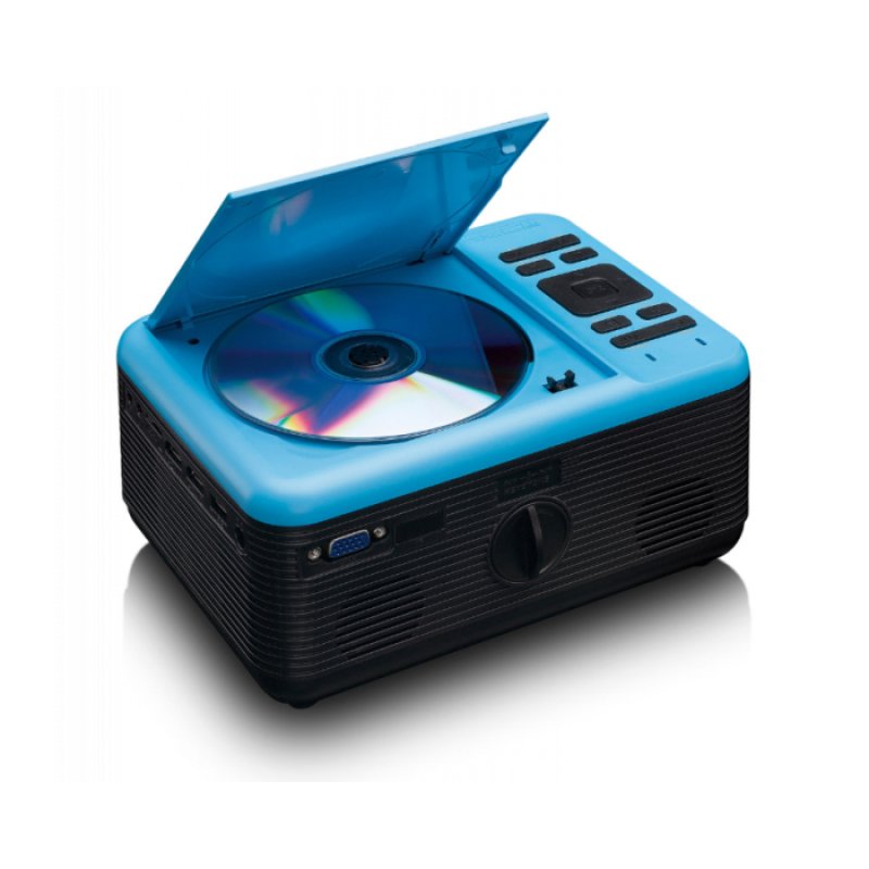 Lenco LPJ-500 Vidéoprojecteur portable LCD 1080p (1920x1080) Noir, Bleu