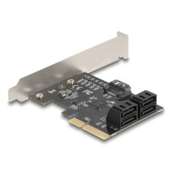PCI Express x4 Karte zu 5 Port SATA Kontroller - Low Profile Formfaktor