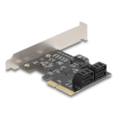 PCI Express x4 Karte zu 5 Port SATA Kontroller - Low Profile Formfaktor